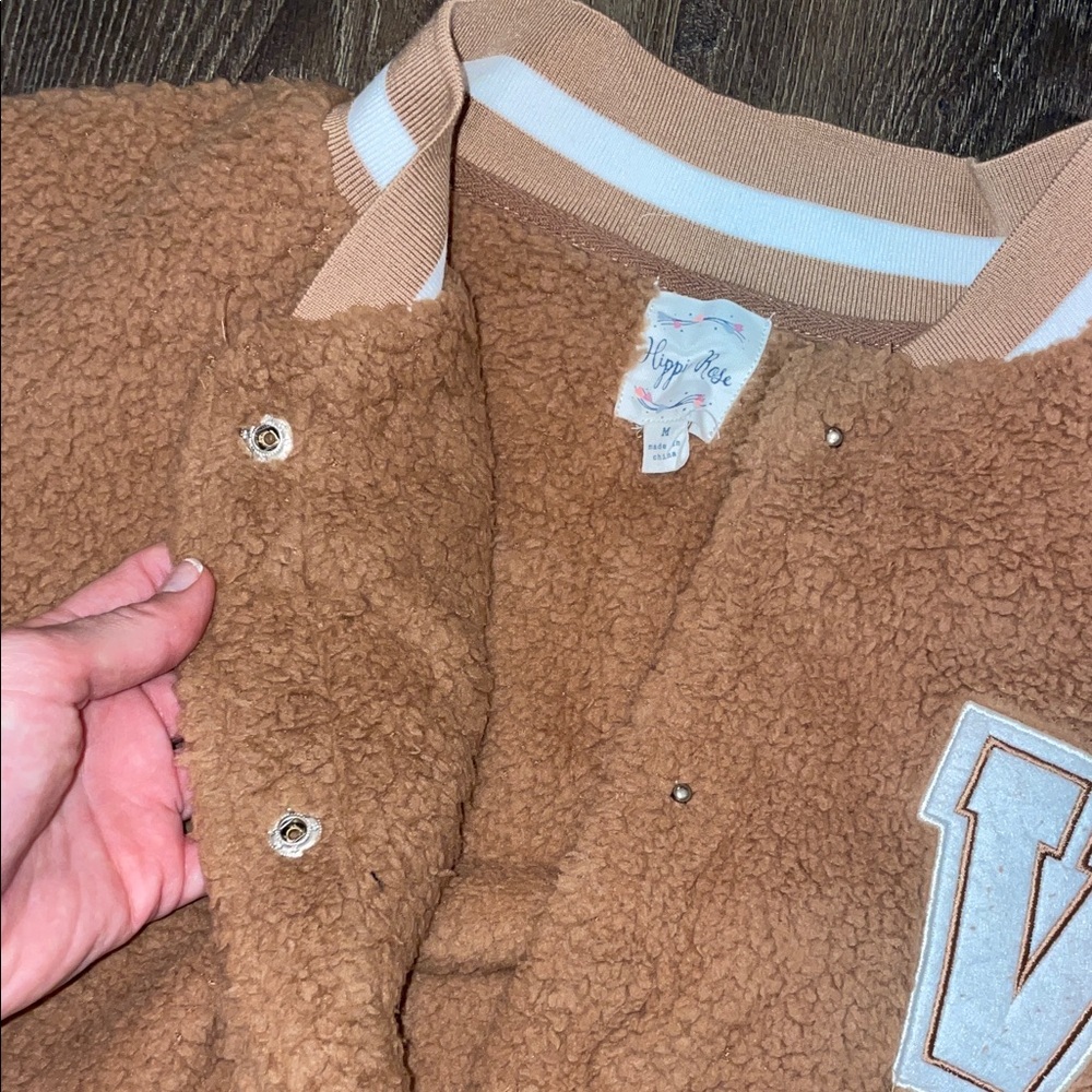 Tan Teddy Jacket - Picture 3 of 4